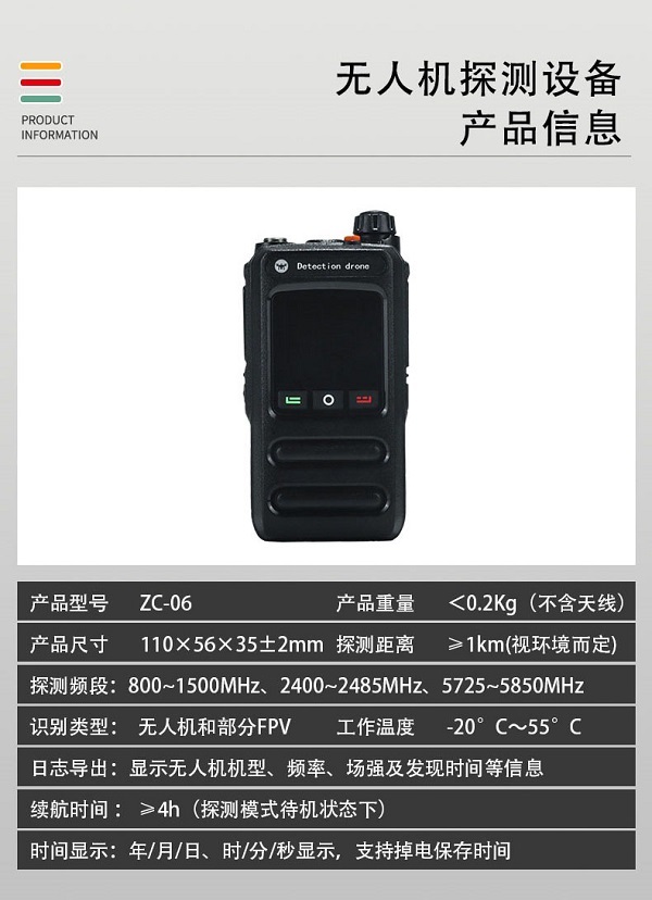 無人機探測預警儀ZC-06型裝備設備(圖2)